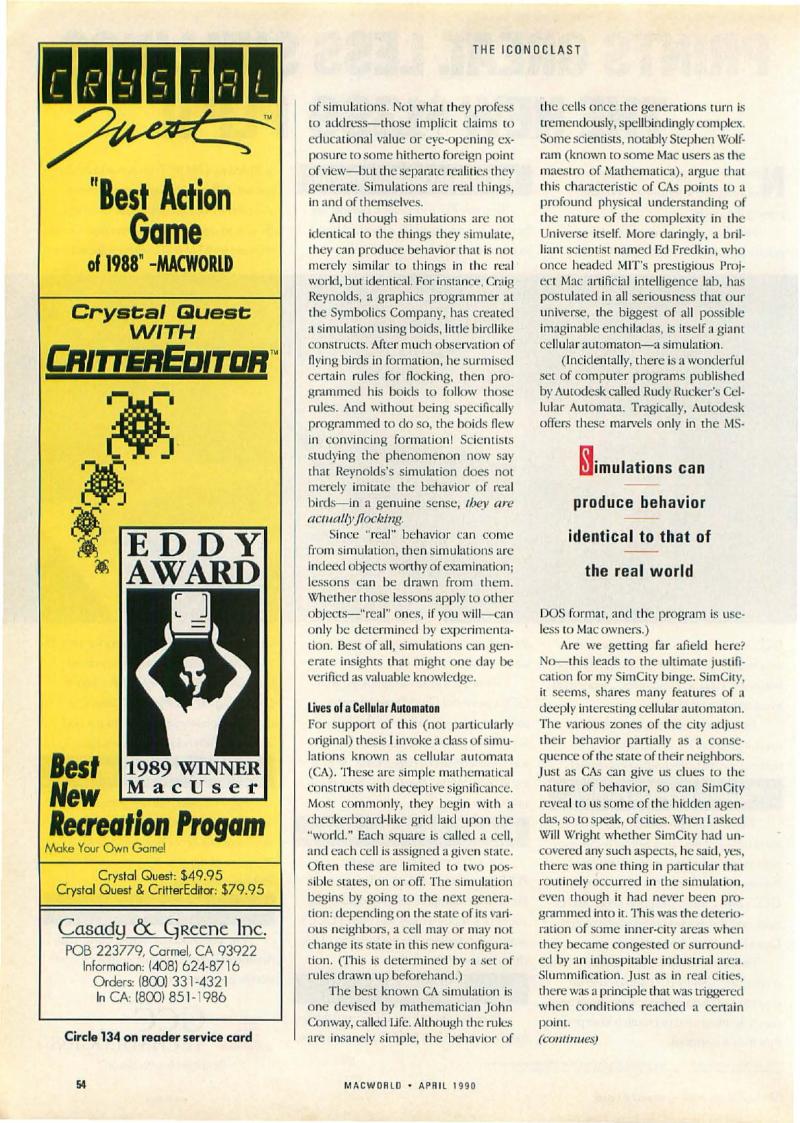 MacWorld 9004 April 1990 — page 58