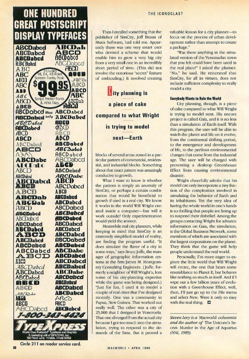 MacWorld 9004 April 1990 — page 70