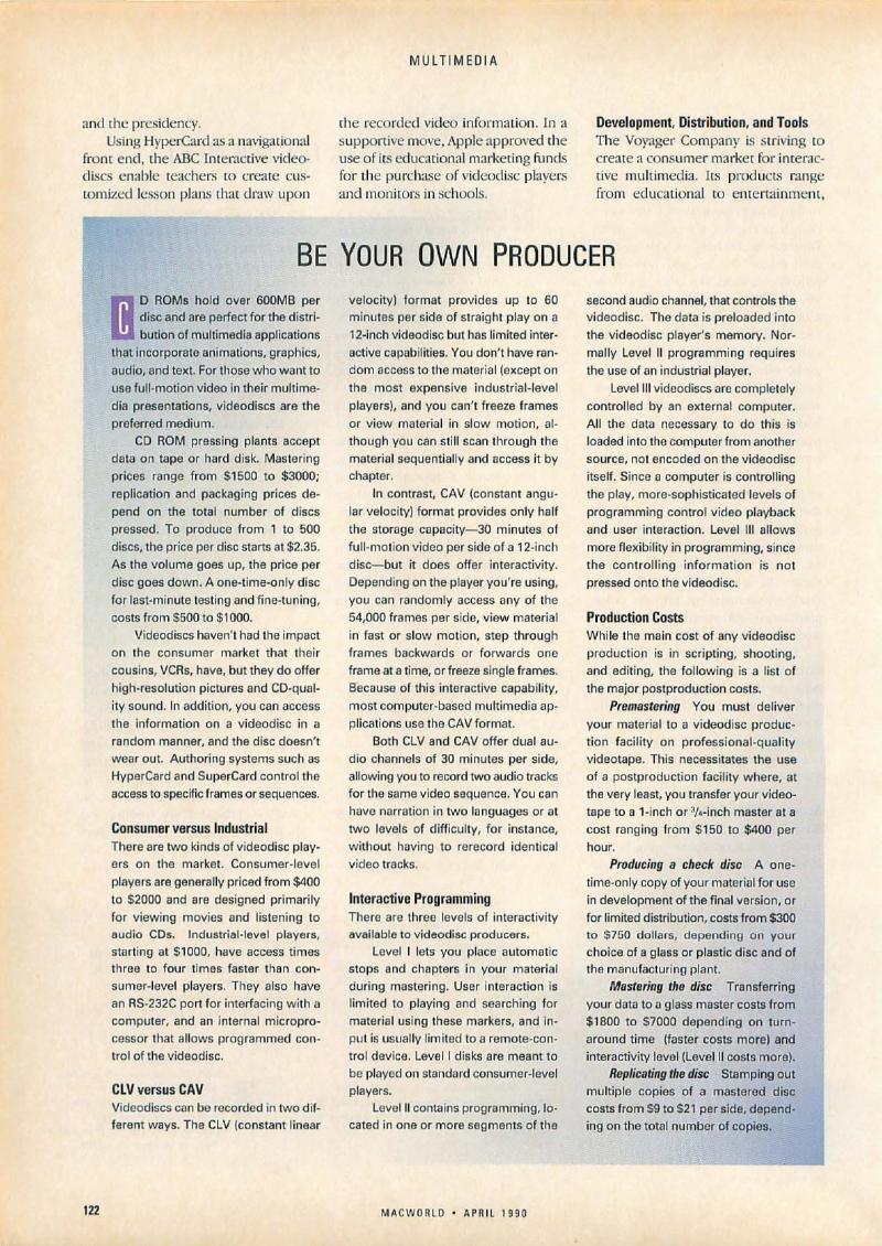 MacWorld 9004 April 1990 — page 126
