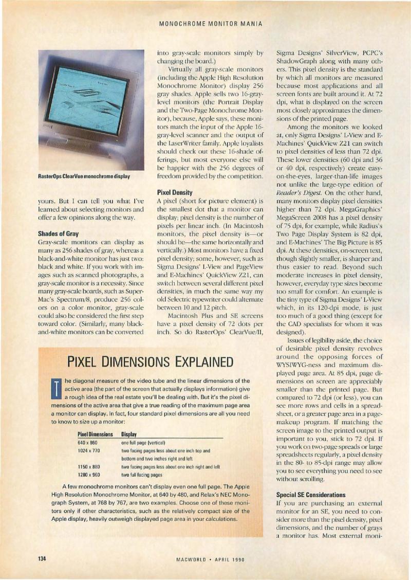 MacWorld 9004 April 1990 — page 138