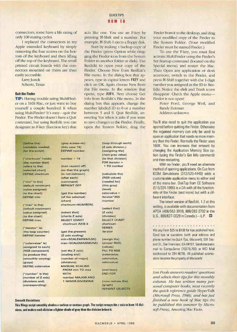MacWorld 9004 April 1990 — page 237