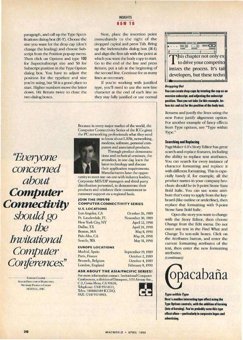 MacWorld 9004 April 1990 — page 252