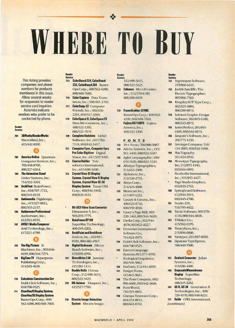 MacWorld 9004 April 1990 — page 263