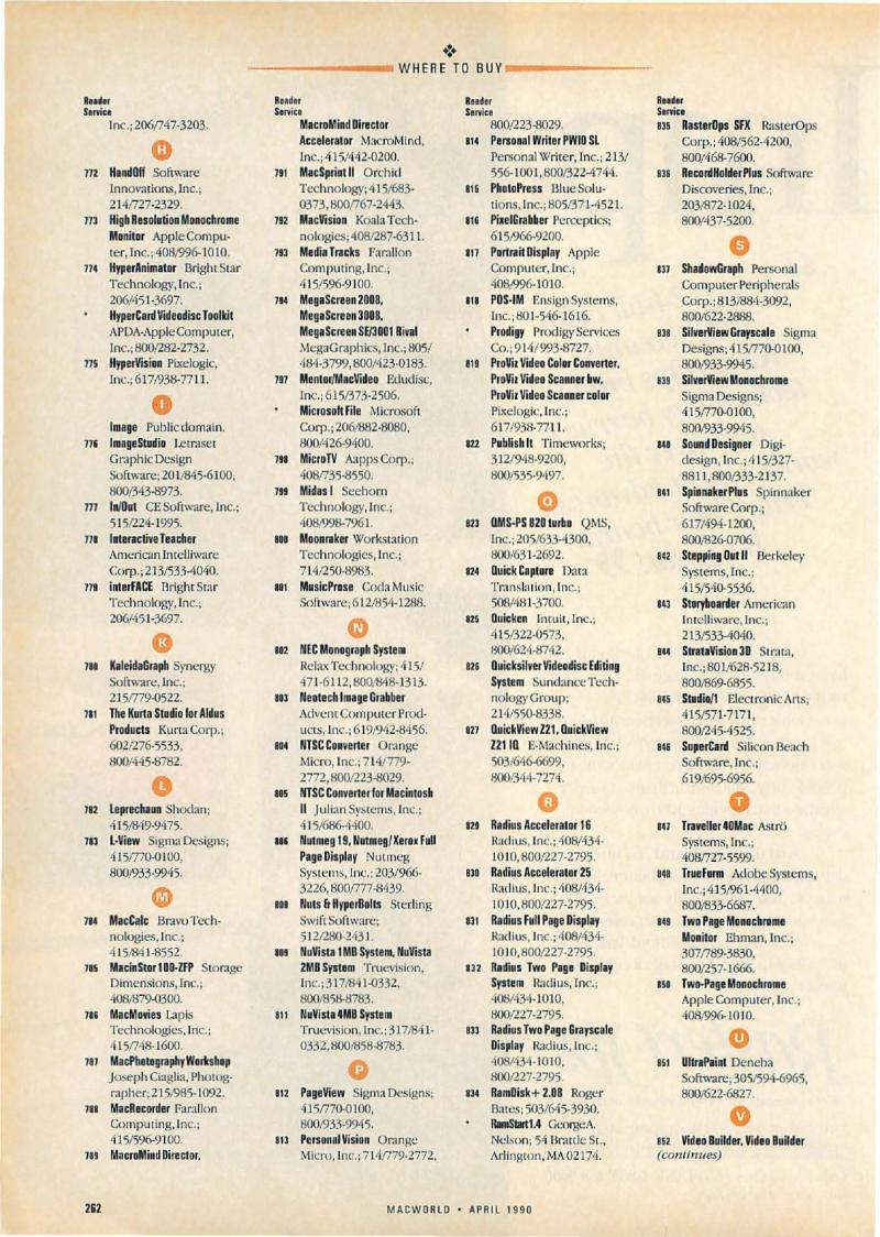 MacWorld 9004 April 1990 — page 266
