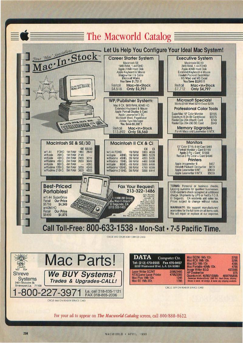 MacWorld 9004 April 1990 — page 290