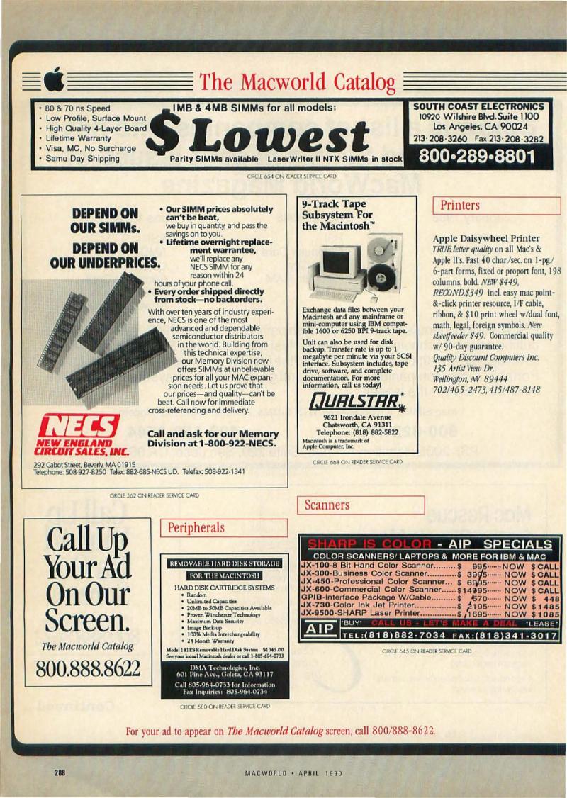 MacWorld 9004 April 1990 — page 294