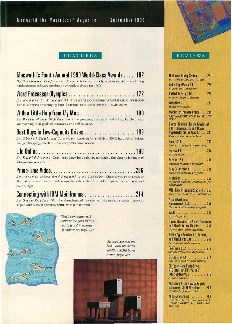 MacWorld 9009 September 1990 — page 5