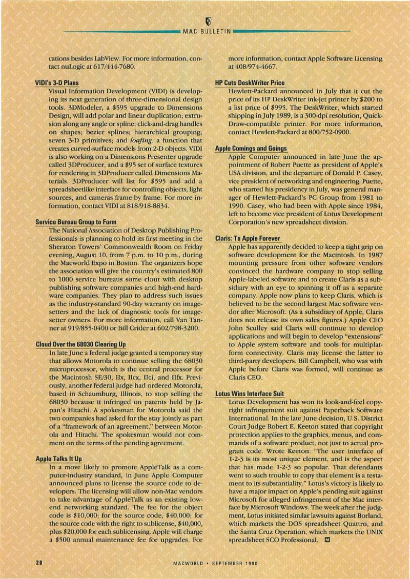 MacWorld 9009 September 1990 — page 22