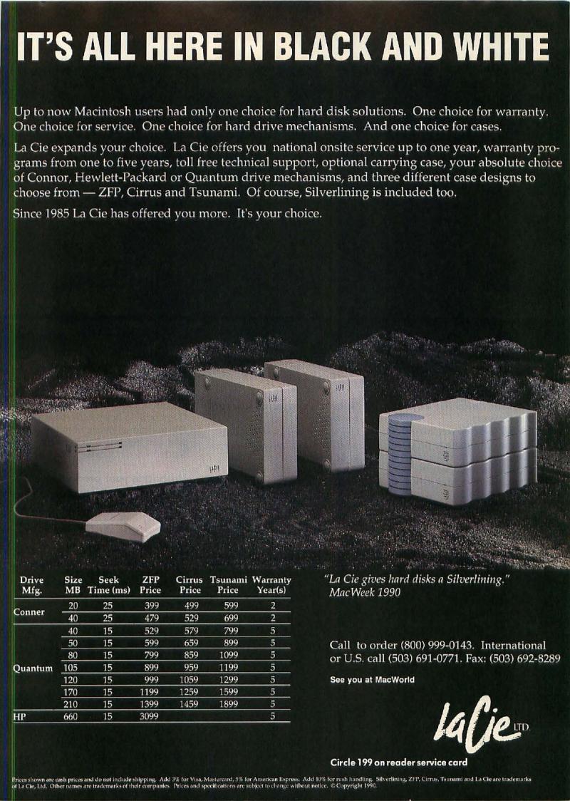 MacWorld 9009 September 1990 — page 33
