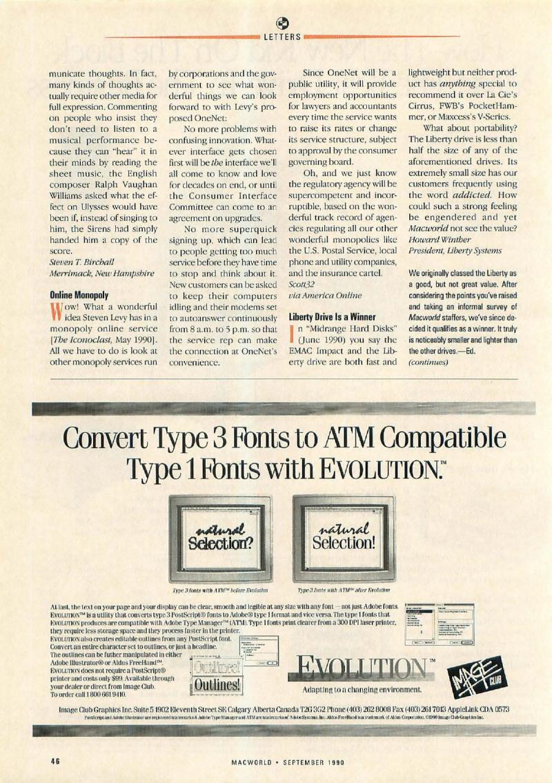 MacWorld 9009 September 1990 — page 50