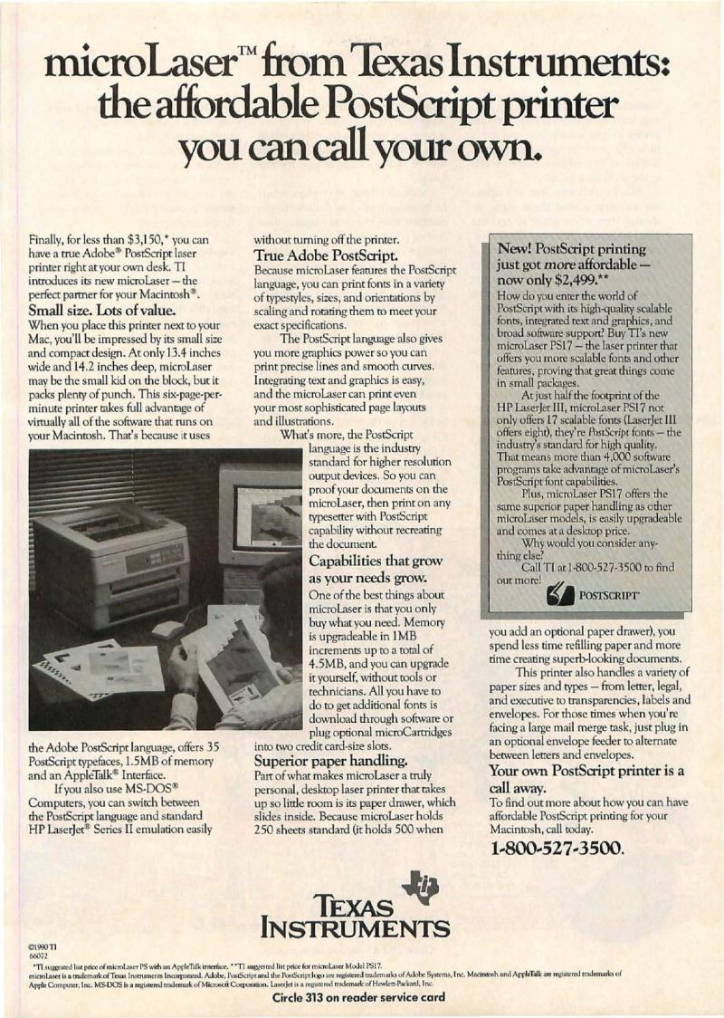 MacWorld 9009 September 1990 — page 91
