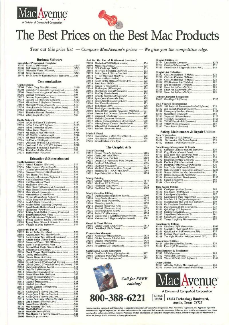MacWorld 9009 September 1990 — page 119