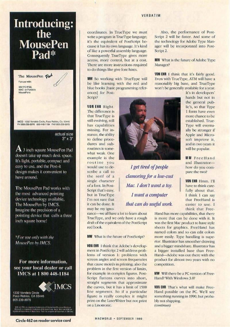 MacWorld 9009 September 1990 — page 124