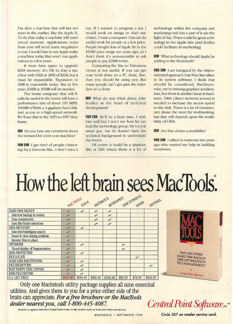 MacWorld 9009 September 1990 — page 129