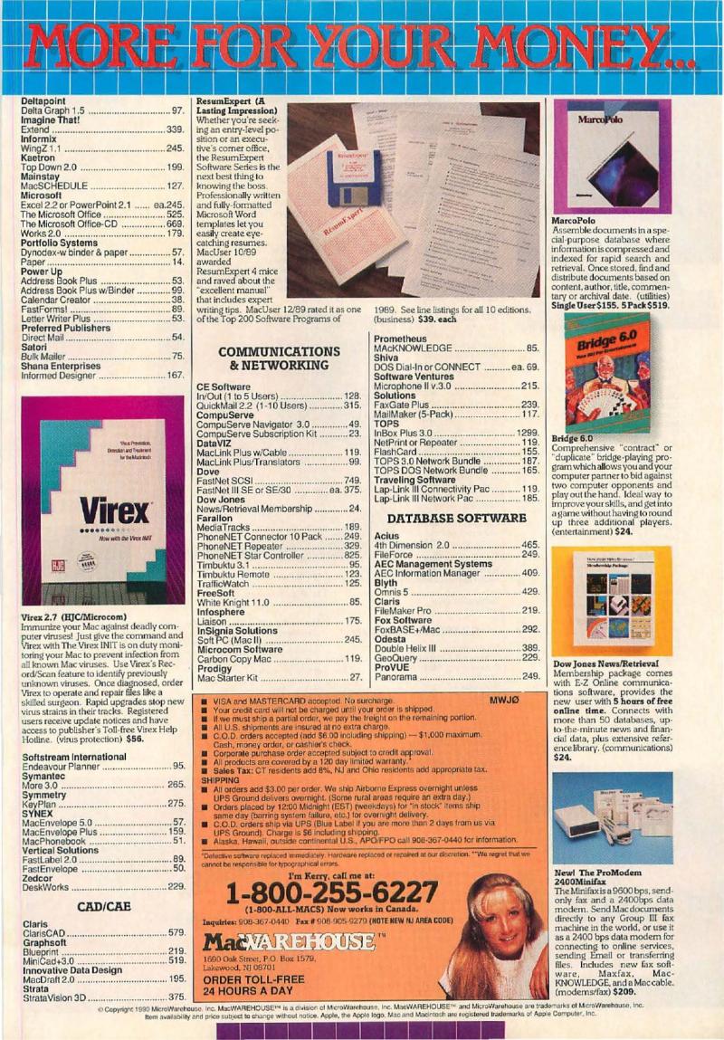 MacWorld 9009 September 1990 — page 167