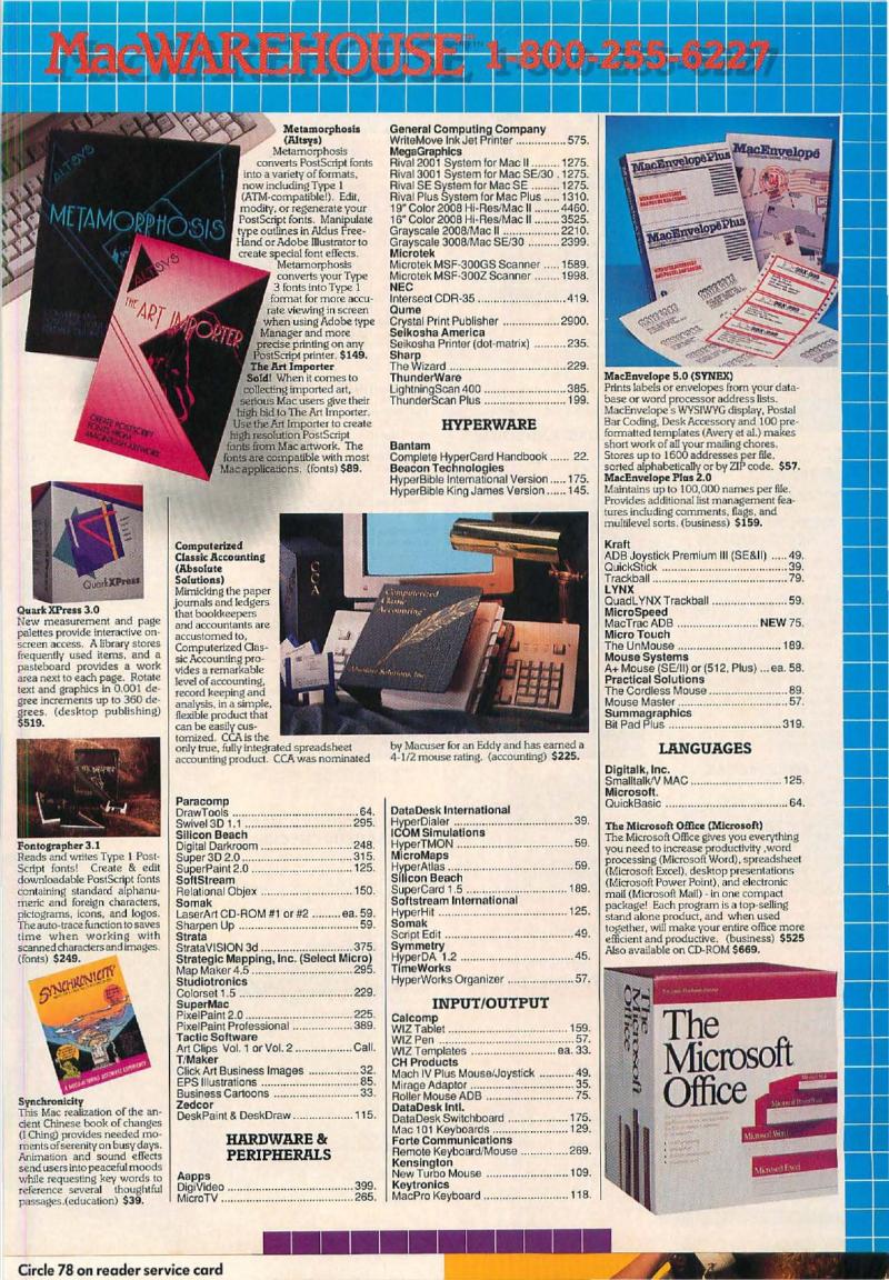 MacWorld 9009 September 1990 — page 169