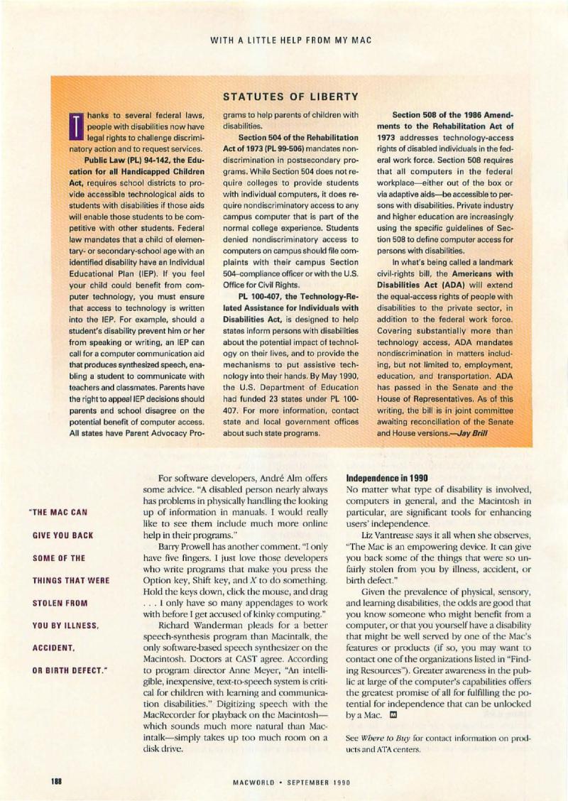 MacWorld 9009 September 1990 — page 194