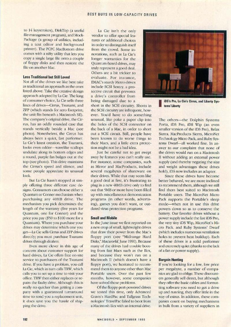 MacWorld 9009 September 1990 — page 198