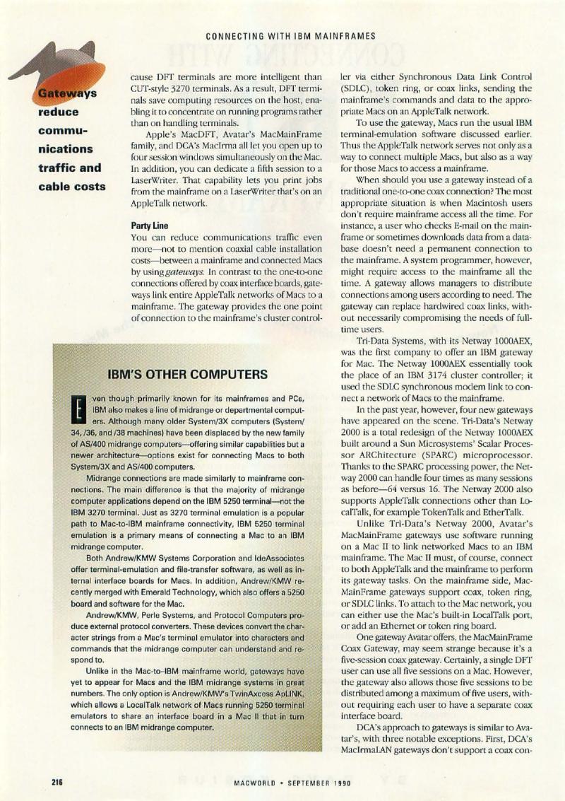 MacWorld 9009 September 1990 — page 220