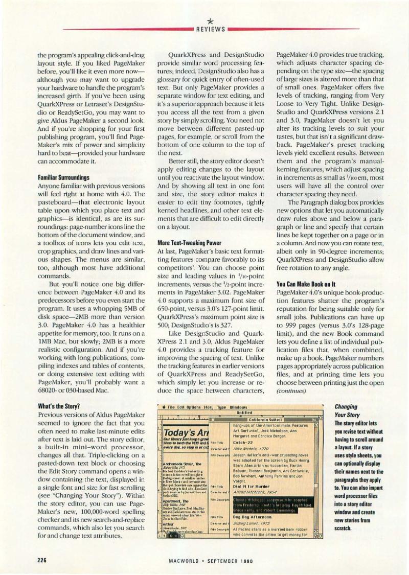 MacWorld 9009 September 1990 — page 230