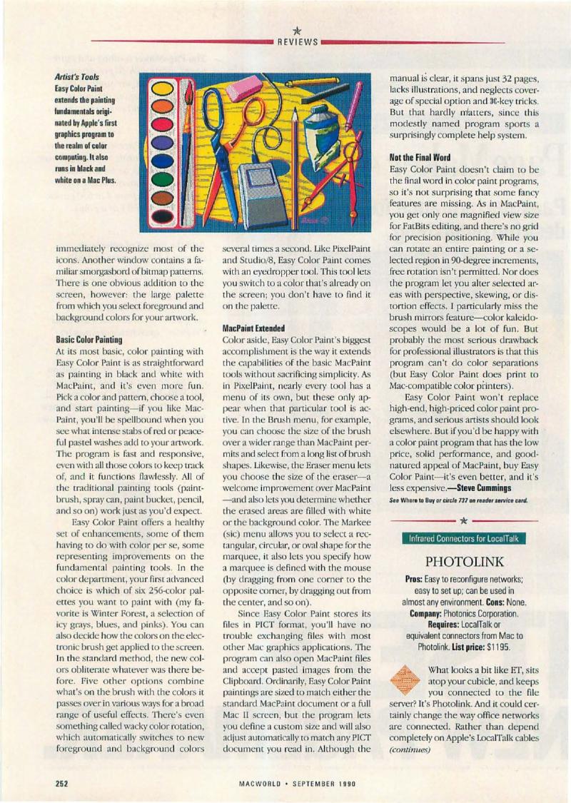 MacWorld 9009 September 1990 — page 258