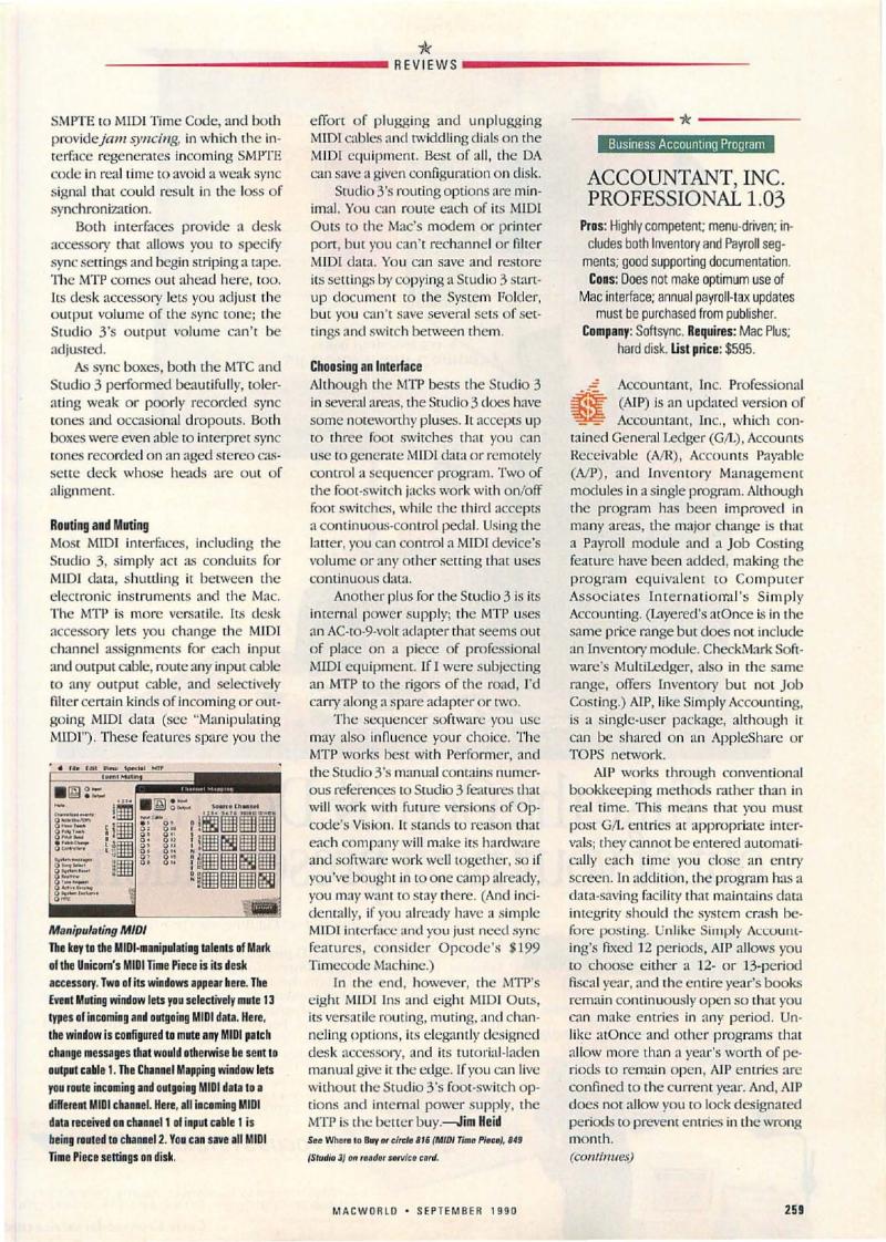 MacWorld 9009 September 1990 — page 267