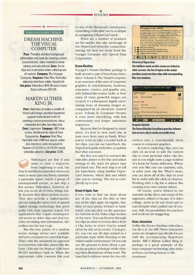 MacWorld 9009 September 1990 — page 274