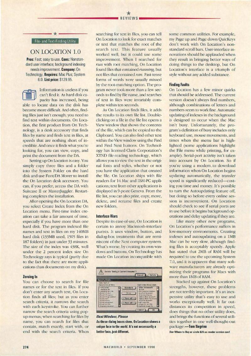 MacWorld 9009 September 1990 — page 284