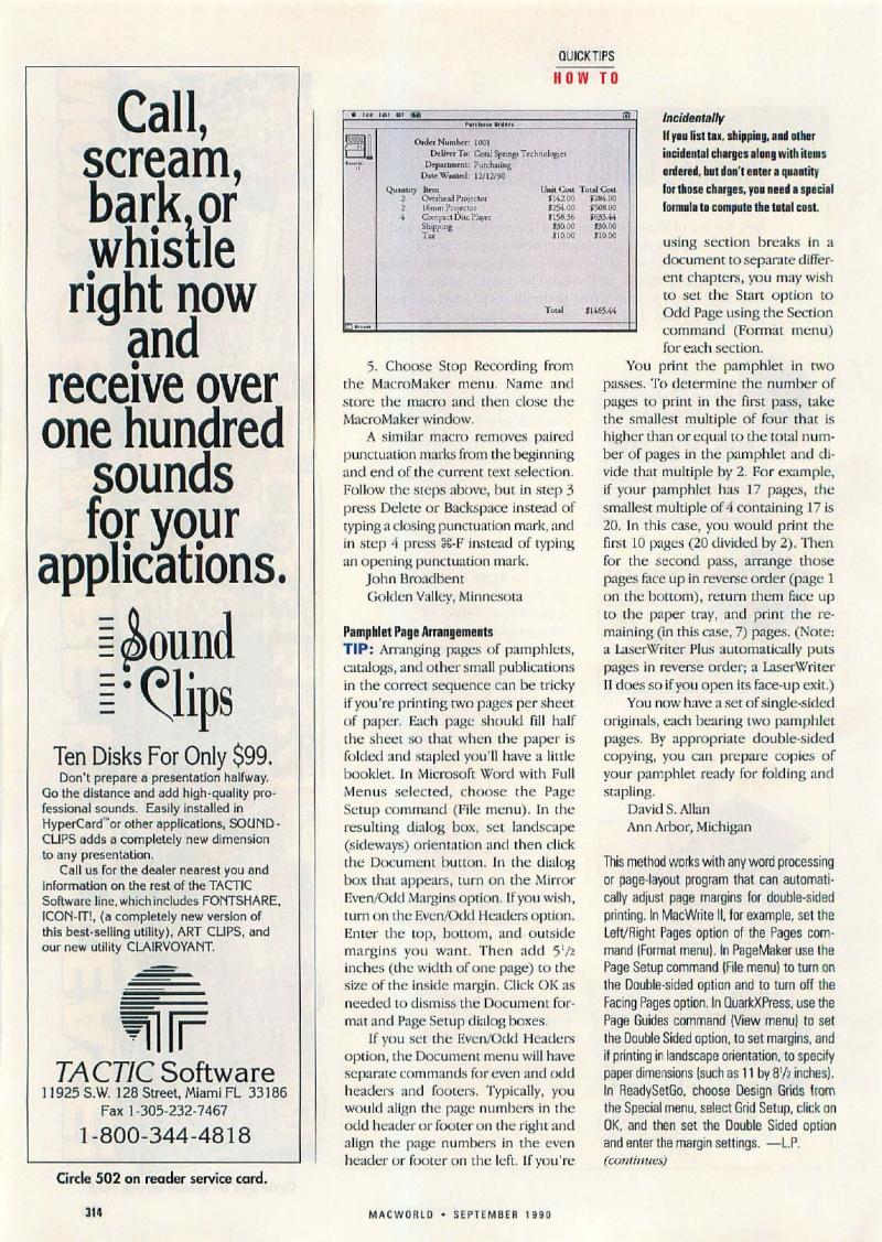 MacWorld 9009 September 1990 — page 324