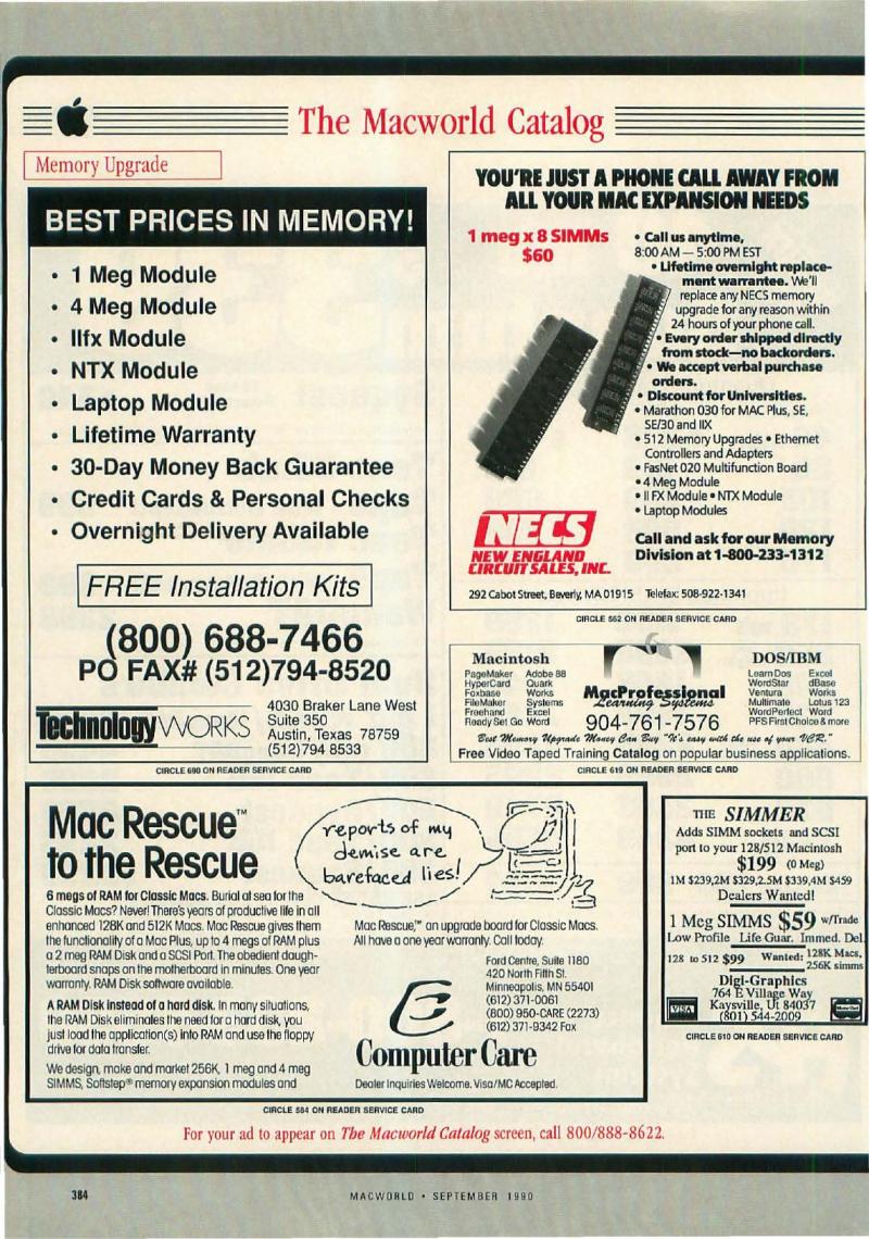 MacWorld 9009 September 1990 — page 392