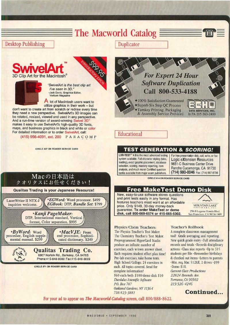 MacWorld 9009 September 1990 — page 397