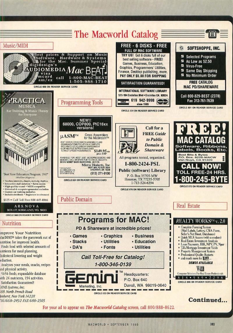 MacWorld 9009 September 1990 — page 401