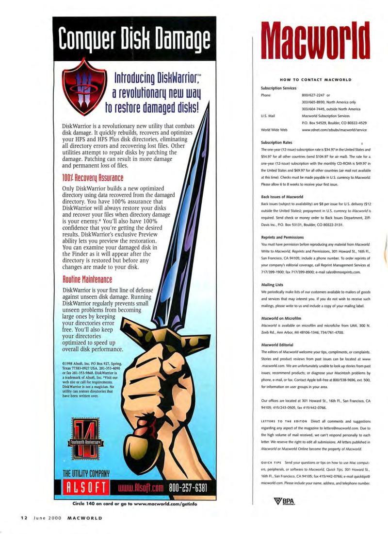 MacWorld0006June2000 — page 14