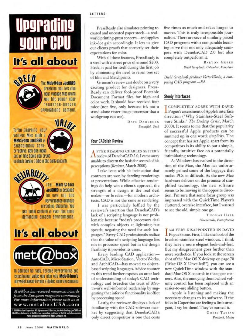 MacWorld0006June2000 — page 20