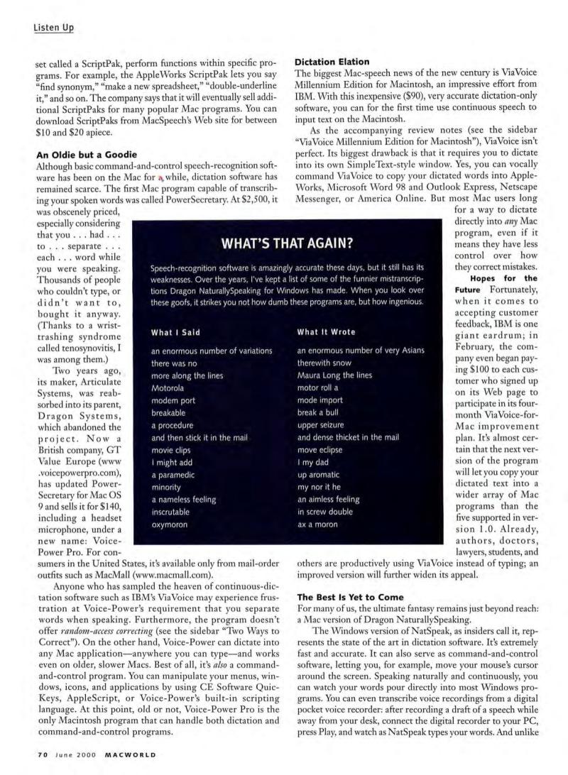 MacWorld0006June2000 — page 72