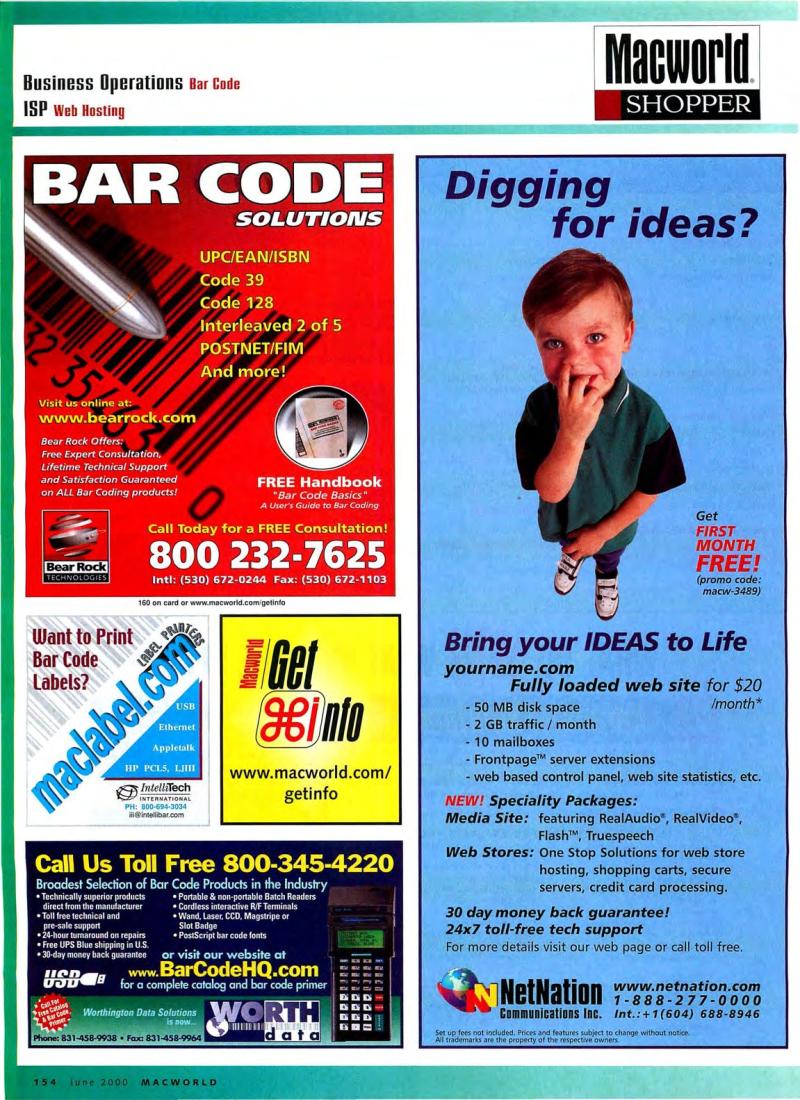 MacWorld0006June2000 — page 156