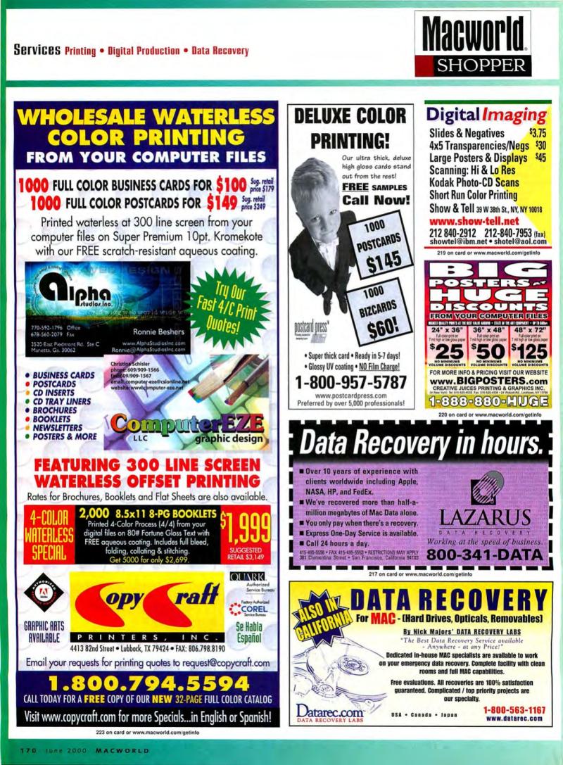 MacWorld0006June2000 — page 172