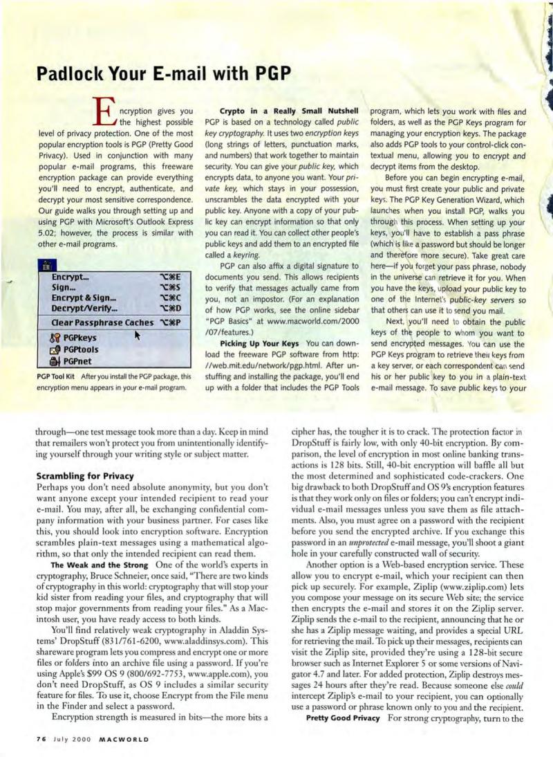 MacWorld0007July2000 — page 78