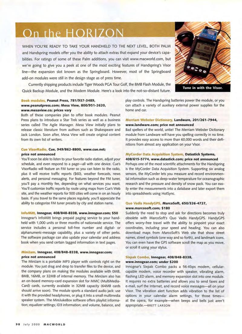 MacWorld0007July2000 — page 100