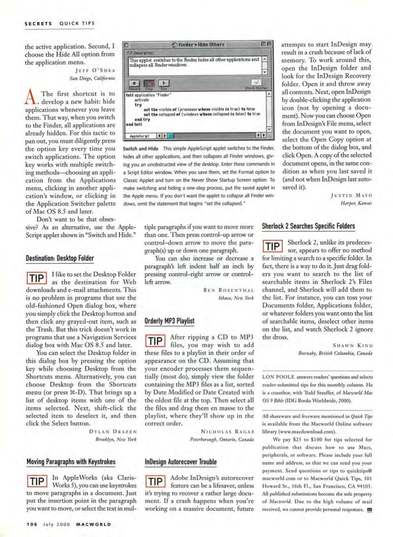 MacWorld0007July2000 — page 108