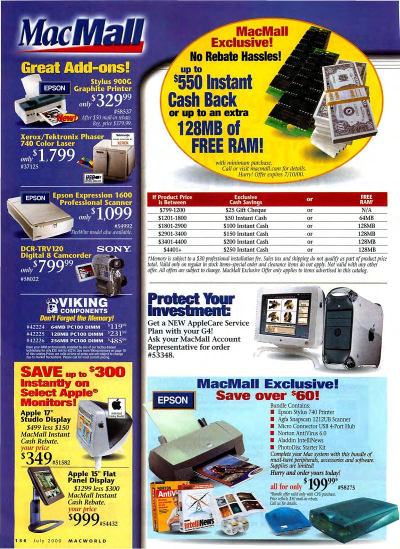MacWorld0007July2000 — page 140