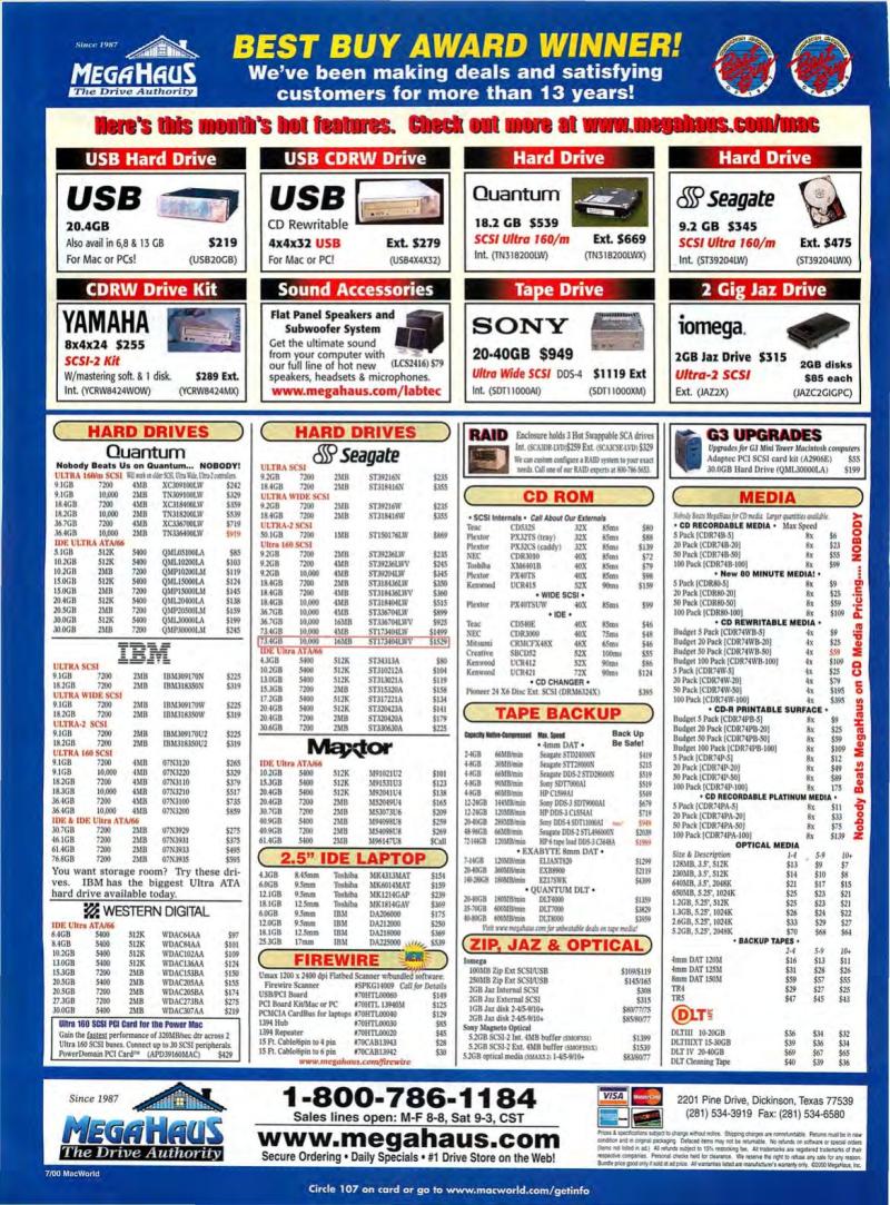 MacWorld0007July2000 — page 158