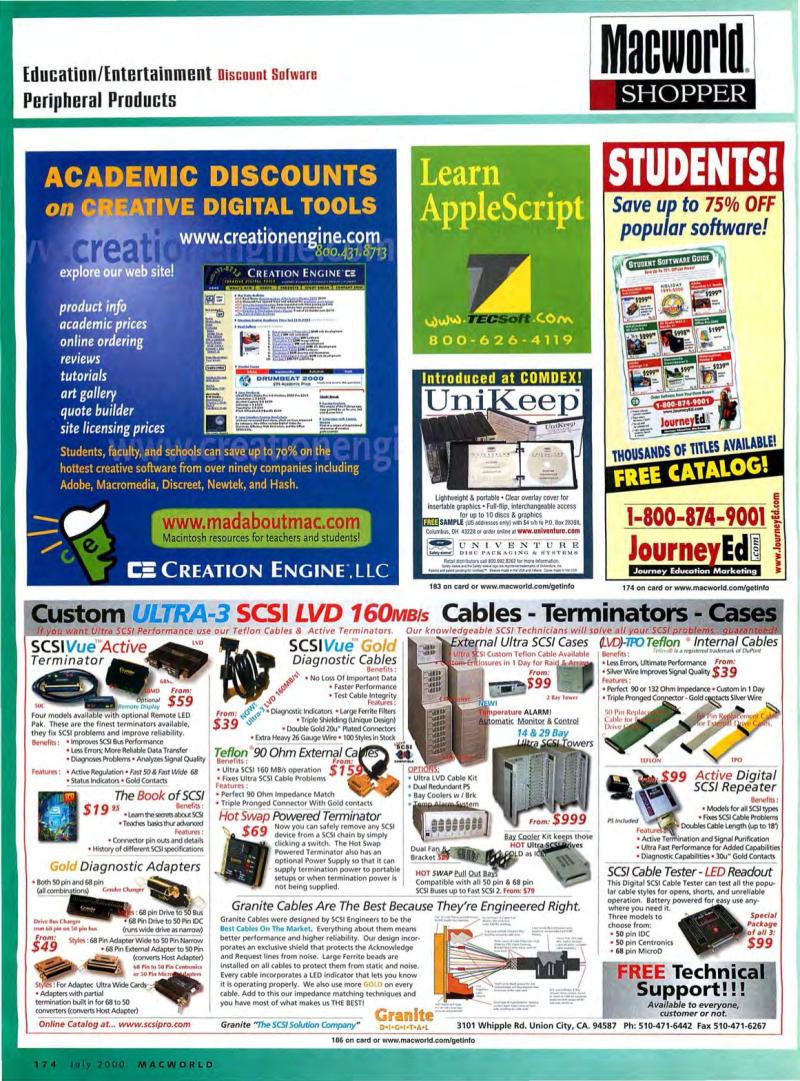 MacWorld0007July2000 — page 178