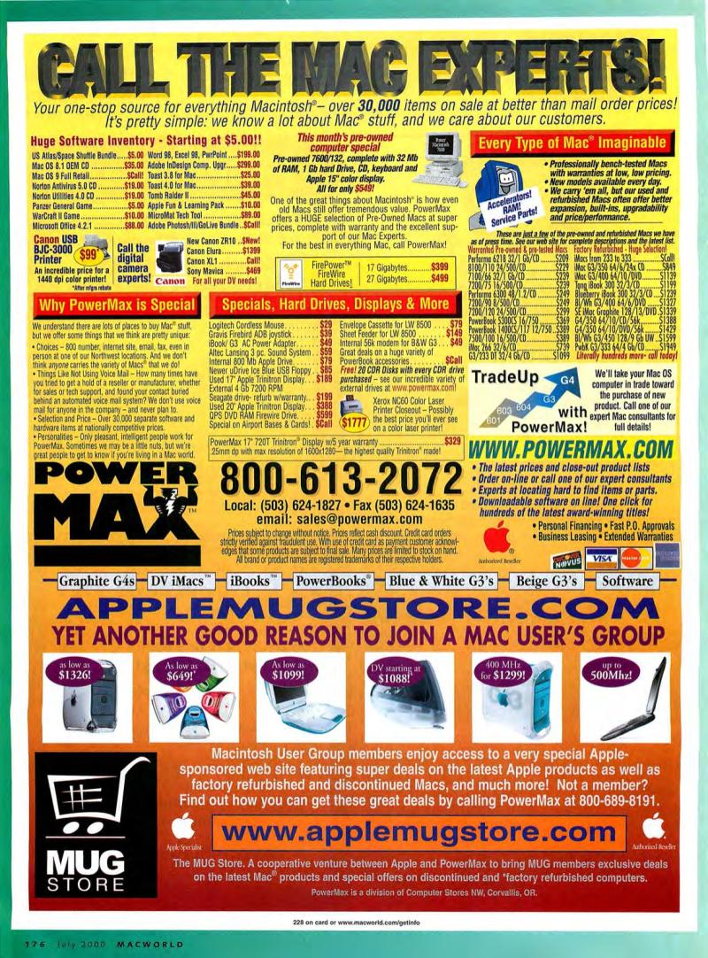 MacWorld0007July2000 — page 180