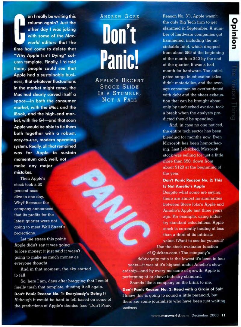 MacWorld0012December2000 — page 13