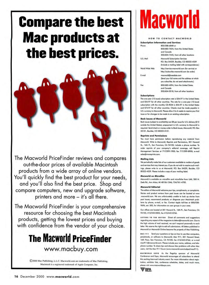 MacWorld0012December2000 — page 18