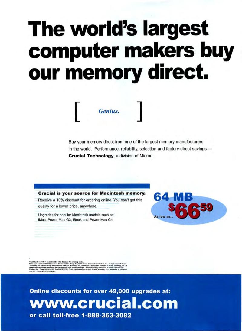 MacWorld0012December2000 — page 22