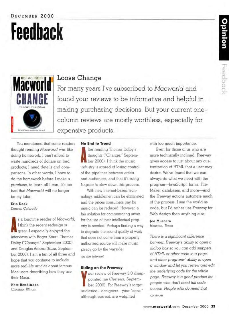 MacWorld0012December2000 — page 25