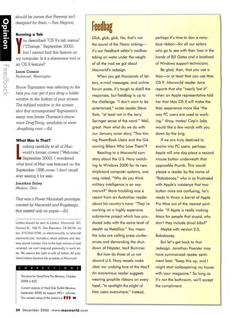 MacWorld0012December2000 — page 26