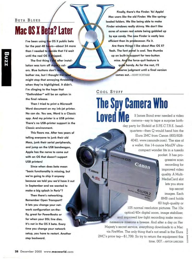 MacWorld0012December2000 — page 30